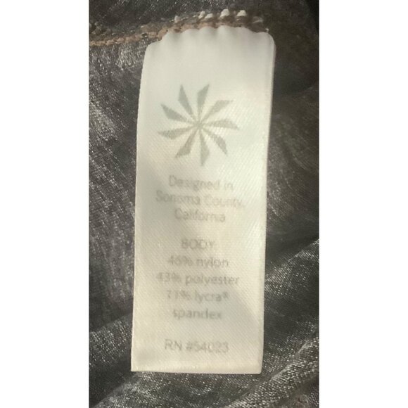 Athleta Chaturanga Full-length Leggings Gray Heathered Flare Pants Women Small - Picture 6 of 8